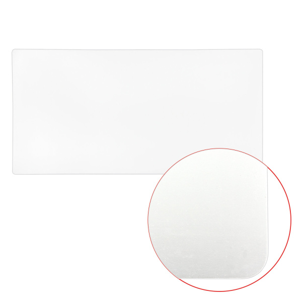 Коврик-подкладка настольный сверхпрочный 600х1200 мм, прозрачный, 1 мм, BRAUBERG, 237373 - Коврики настольные