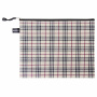 Папка-конверт СУПЕР КОМПЛЕКТ на молнии, 6 штук (А4 - 2 шт., А5 - 4 шт.), ткань в клетку, BRAUBERG, 271350 - Папки-конверты на молнии