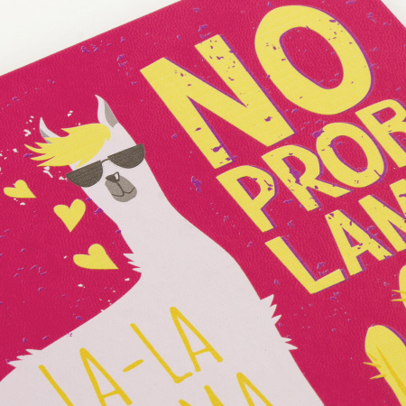 Дневник 1-11 класс 48 л., кожзам (твердая), шелкография, BRAUBERG, "ЛАМА", 105989 - Дневники универсальные