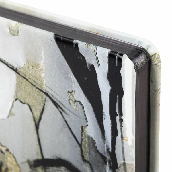 Ежедневник недатированный А5 (138х213 мм), BRAUBERG VISTA, под кожу, твердый, 136 л., "Glamour", 111999 - Ежедневники с покрытием "под кожу и ткань"