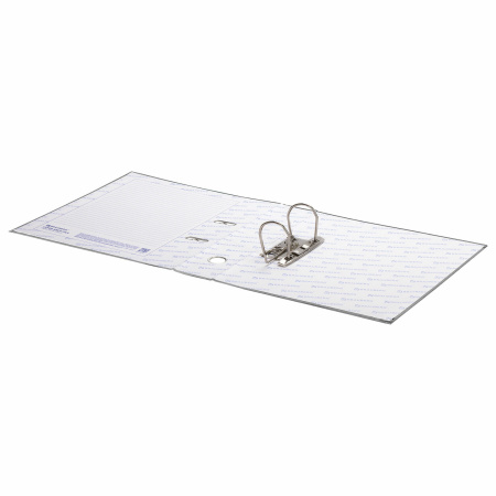 Папка-регистратор BRAUBERG с покрытием из ПВХ, 70 мм, серая (удвоенный срок службы), 221819 - Папки-регистраторы с арочным механизмом