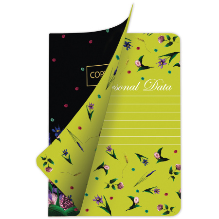 Тетрадь 60 л. в точку обложка SoftTouch, фольга, бежевая бумага 70 г/м2, сшивка, В5 (179х250 мм), FLORET, BRAUBERG, 403828 - Тетради более 60 листов