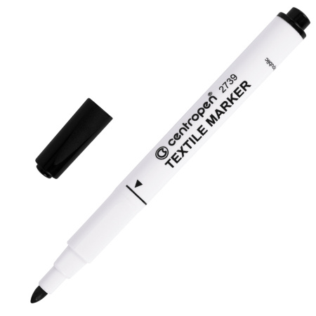 Маркеры для ткани 6 ЦВЕТОВ CENTROPEN "Textile Marker", круглый наконечник, 1,8 мм, 2739/6, 5 2739 0610 - Маркеры для хобби