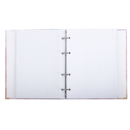 Тетрадь на кольцах А5 (175х215 мм), 240 листов, твердый картон, клетка, BRAUBERG, Cloud, 404094 - Тетради на кольцах и сменные блоки к ним