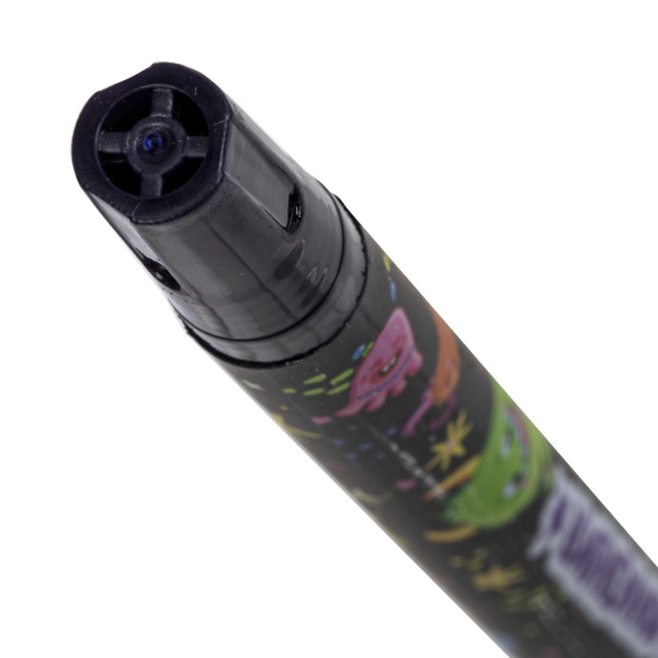 Ручка шариковая ЮНЛАНДИЯ "CUTE MONSTER", синяя, SOFT TOUCH покрытие, узел 0,7 мм, линия письма 0,35 мм, 143730 - Ручки шариковые неавтоматические