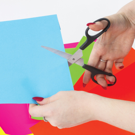 Ножницы BRAUBERG "Standard" 160 мм, черные, классической формы, 2-х сторонняя заточка, 237095 - Ножницы универсальные