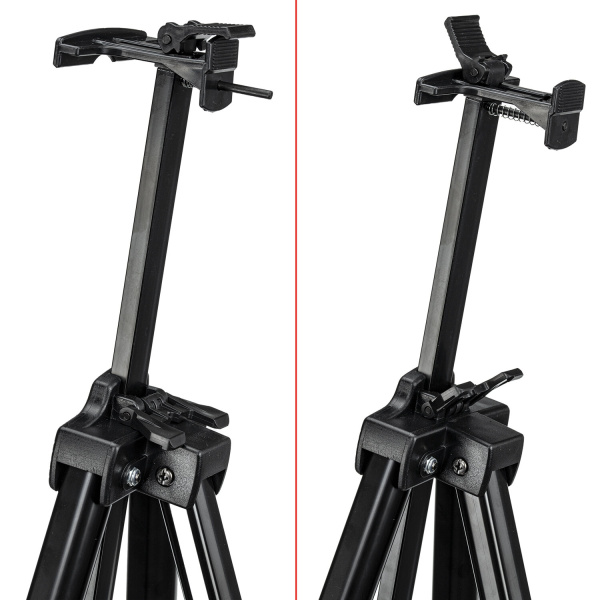 Мольберт-тренога металлический переносной, телескопический, 122х195х100 см, чехол, BRAUBERG ART, 192267 - Мольберты