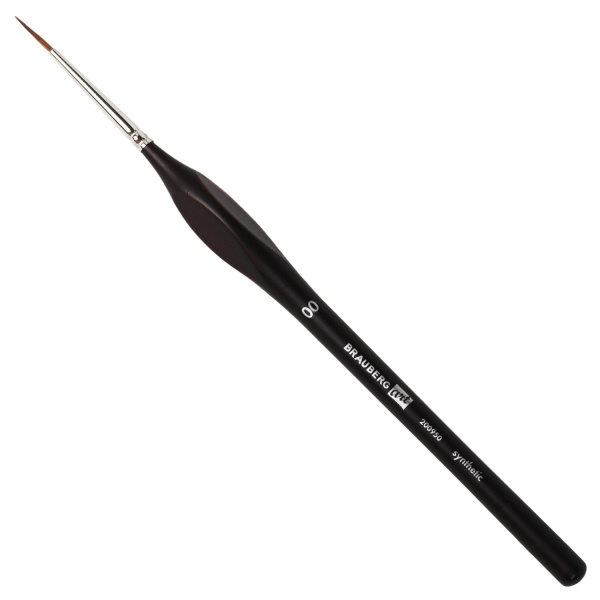 Кисти художественные набор 5 шт., синтетика, BRAUBERG ART CLASSIC, ЭРГОНОМИЧНЫЕ, 200950 - Кисти художественные в наборах