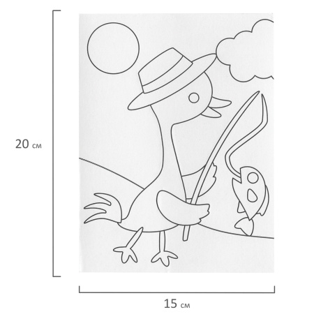 Набор для творчества "Картина из цветного песка", "В деревне", 2 самоклеящиеся основы 20х15 см, ЮНЛАНДИЯ, 662371 - Изготовление фресок