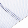 Блокнот БОЛЬШОЙ ФОРМАТ (200х290 мм), А4, 80 л., гребень, картон, УФ-лак, клетка, ПЗБМ, Крафт, 099529 - Блокноты