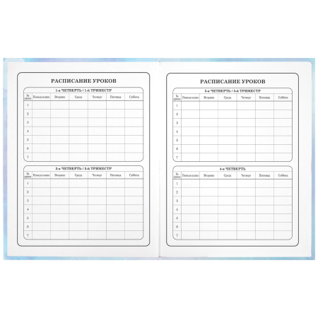 Дневник 1-4 класс 48 л., твердый, ЮНЛАНДИЯ, блестки, с подсказом, "Фея", 106608 - Дневники для младших классов