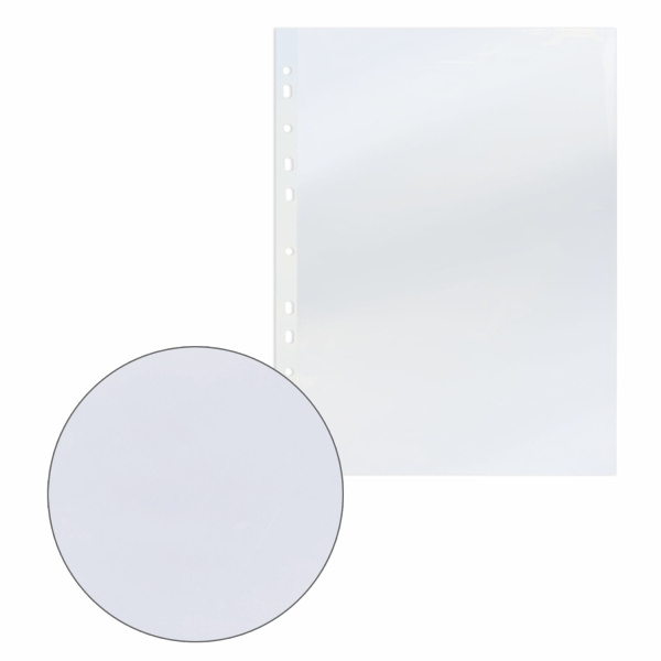 Папки-файлы перфорированные, А4, ESSELTE "Standard", комплект 100 шт., глянцевые, 55 мкм, 56066 - Папки перфорированные