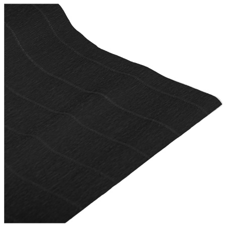 Бумага гофрированная/креповая (ИТАЛИЯ) 140 г/м2, 50х250 см, черная (902), BRAUBERG FIORE, 112597 - Цветная бумага