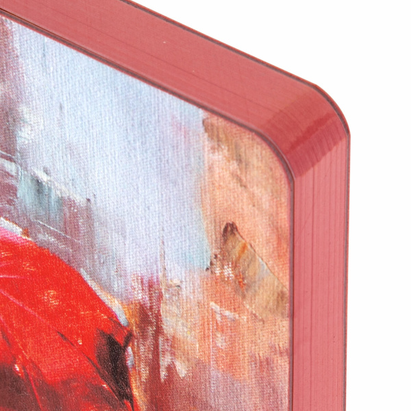 Ежедневник недатированный А5 (138х213 мм), BRAUBERG VISTA, под кожу, гибкий, 136 л., "Euphoria", 111998 - Ежедневники с покрытием "под кожу и ткань"