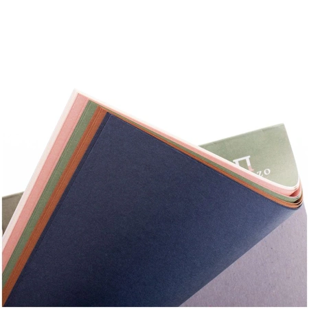 Планшет для пастелей «Тёплые цвета» 160 г/м2 А2 15 л хлопок 40% тиснение «холст» 5 цветов - Альбомы и бумага для пастели