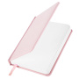 Ежедневник недатированный МАЛЫЙ ФОРМАТ А6 (100x150 мм) BRAUBERG "Profile", балакрон, 136 л., розовый, 111693 - Ежедневники с покрытием "под кожу и ткань"