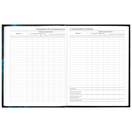 Дневник 5-11 класс 48 л., твердый, BRAUBERG, глянцевая ламинация, с подсказом, "Hi-tech", 106626 - Дневники для старших классов