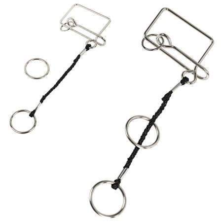 Головоломки металлические большие ЗОЛОТАЯ СКАЗКА, набор 6 штук, HIGH level, 664927 - Игрушки развивающие