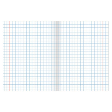 Тетрадь А5, 48 л., ОФИСМАГ, скоба, клетка, обложка картон, ОФИСНАЯ, 402792 - Тетради 40-48 листов