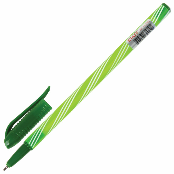 Ручка шариковая STAFF "College BP-12", СИНЯЯ, корпус ассорти, узел 0,7 мм, линия письма 0,35 мм, 143745 - Ручки шариковые неавтоматические