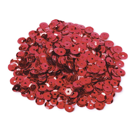 Пайетки для творчества "Классика", оттенки красного, 6 мм, 30 грамм, ОСТРОВ СОКРОВИЩ, 661274 - Пайетки для творчества