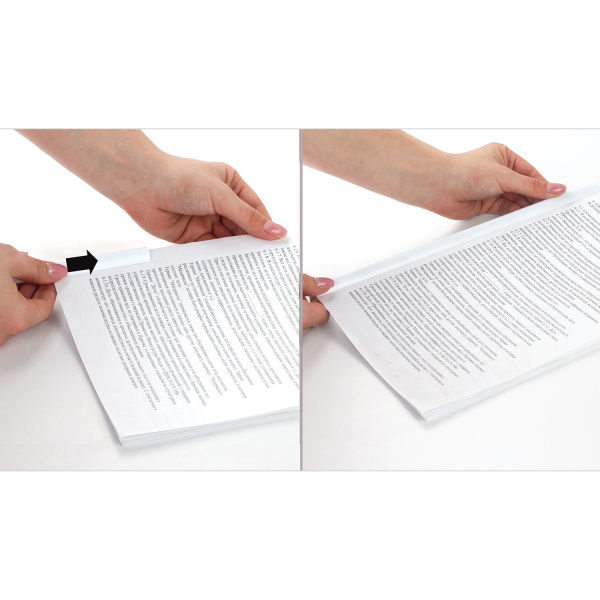 Скрепкошины для быстрого переплета BRAUBERG, комплект 10 шт., ширина 10 мм (до 50 л. А4), белые, 224605 - Механизмы для скоросшивания