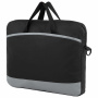 Сумка для документов STAFF "Manager" на молнии с карманом, полиэстер, черно-серый, 37х32х5см, 270836 - Сумки для документов