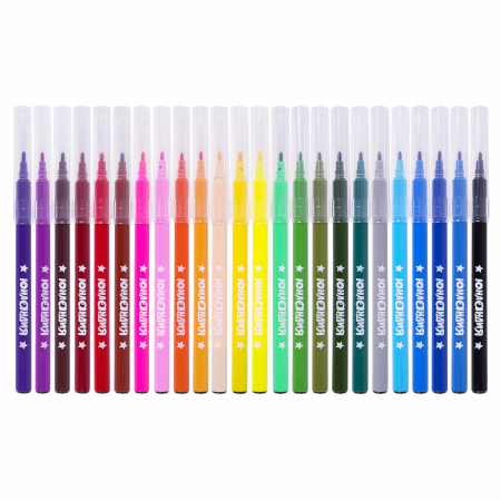 Фломастеры ЮНЛАНДИЯ 24 цвета "КЛАССНЫЕ!", вентилируемый колпачок, ПВХ, 152480 - Фломастеры классические