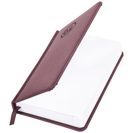 Ежедневник датированный 2024 МАЛЫЙ ФОРМАТ 100х150 мм А6, BRAUBERG "Favorite", под кожу, коричневый, 114781 - Ежедневники с покрытием "под кожу и ткань"