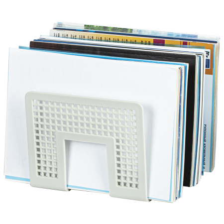 Лоток-сортер для бумаг BRAUBERG "Office-Expert", 3 отделения, 207х212х168 мм, сетчатый серый, 238022 - Лотки и подставки секционные