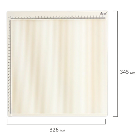 Доска для биговки многофункциональная БОЛЬШАЯ 33х34,6 см, ОСТРОВ СОКРОВИЩ, 662778 - Доски для биговки, создания конвертов и открыток