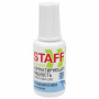 Корректирующая жидкость STAFF "EVERYDAY" на водной основе, 20 мл, с кисточкой, 220835 - Корректирующие жидкости