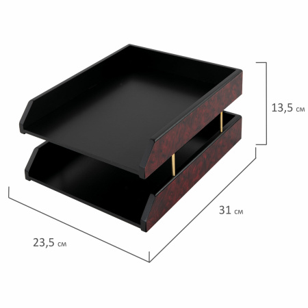 Набор настольный GALANT "Amaranth" из дерева, 8 предметов, цвет "красный бёрлвуд", 238166 - Настольные наборы и аксессуары из дерева