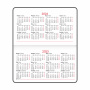 Еженедельник датированный 2024 МАЛЫЙ ФОРМАТ 95х155 мм А6, BRAUBERG "Vista", под кожу, Flowers, 115059 - Еженедельники