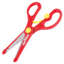 Ножницы ЮНЛАНДИЯ "КОМФОРТ", 140 мм, с усилителем, пластиковые накладки, европодвес, 236981 - Ножницы детские