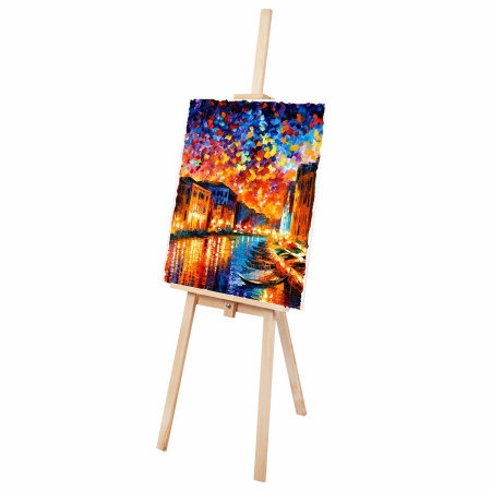 Мольберт напольный из липы "Лира", 67х162х48 см, высота холста до 100 см, BRAUBERG ART DEBUT, 192337 - Мольберты