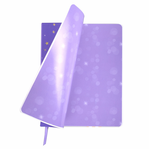 Дневник 1-4 класс 48 л., кожзам (гибкая), печать, фольга, ЮНЛАНДИЯ, "Балерина", 106161 - Дневники для младших классов