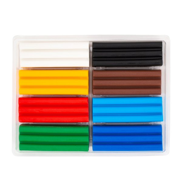 Набор пластики (глина полимерная) 8 цветов 160 г "Я- Художник!" - Пластика для запекания в наборах