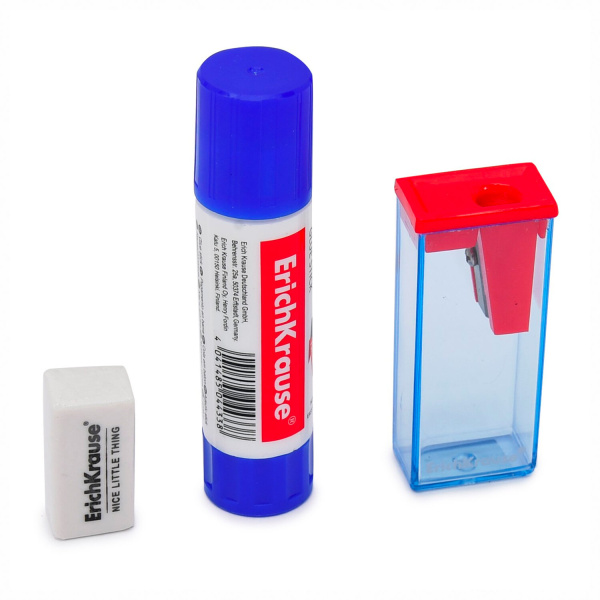 Набор школьных принадлежностей в подарочной коробке ERICH KRAUSE, 43 предмета, 45413 - Наборы первоклассников