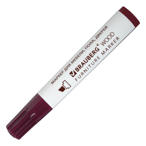 Маркеры для ремонта мебели и изделий из дерева, 6 ЦВЕТОВ, BRAUBERG WOOD, 152203 - Маркеры и воск для реставрации мебели
