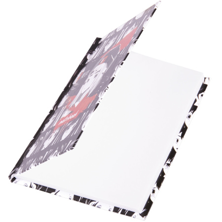 Блокнот МАЛЫЙ ФОРМАТ (110х147 мм), А6, 80 л., твёрдый, клетка, STAFF, "Аниме", 114436 - Блокноты в книжном переплете