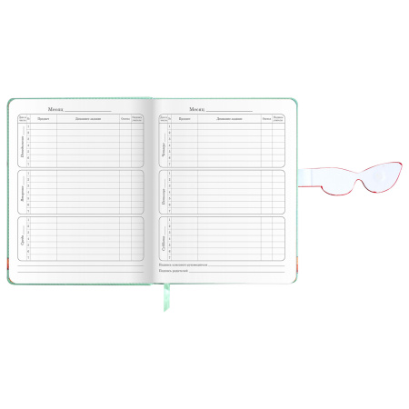 Дневник 1-4 класс 48 л., кожзам (твердая), застежка, ЮНЛАНДИЯ, "Корги в Очках", 106210 - Дневники для младших классов