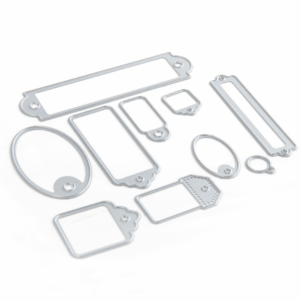 Ножи "Бирки" для Машинки для вырубки и тиснения ОС-5, 10 штук, ОСТРОВ СОКРОВИЩ, 663823, 861-012-015 - Машинки, ножи и маты для вырубки, клише для тиснения