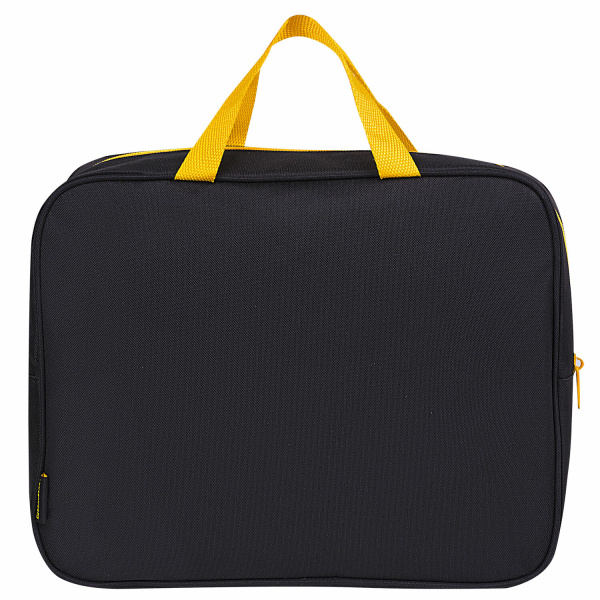 Папка на молнии с ручками BRAUBERG А4, 1 отделение, полиэстер, 80 мм, "Venomous spider", 271485 - Папки-сумки с ручками