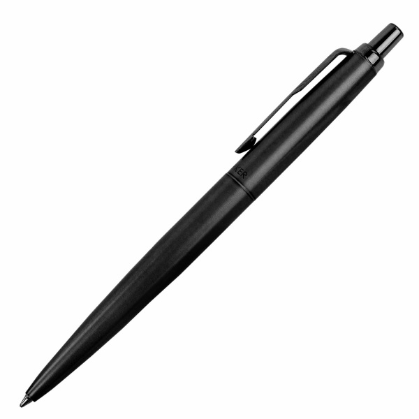 Ручка шариковая PARKER "Jotter XL Monochrome Black BT", корпус черный, нержавеющая сталь, синяя, 2122753 - Ручки шариковые подарочные