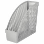 Лоток вертикальный для бумаг STAFF "Profit", 270х100х250 мм, сетчатый, полипропилен, серый, 237252 - Лотки вертикальные (стойки-уголки)