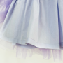 Юбка нарядная из фатина сиреневая - Юбки