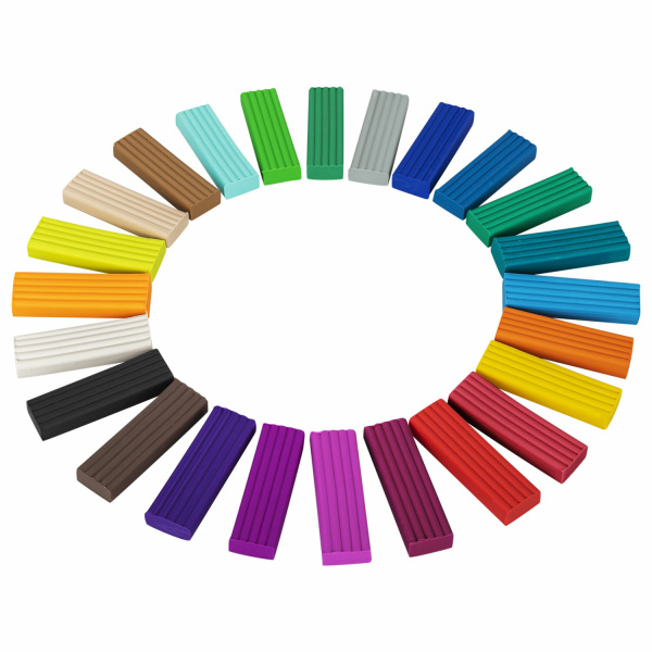 Пластилин классический ПИФАГОР "Веселая такса", 24 цвета, 360 г, СО СТЕКОМ, 106676 - Пластилин