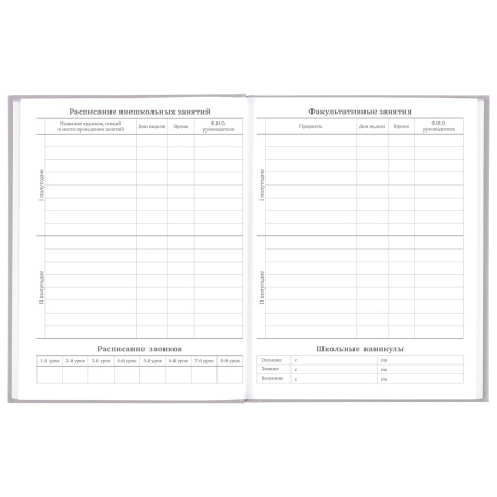 Дневник 5-11 класс 48 л., твердый, BRAUBERG, глянцевая ламинация, с подсказом, "Flowers", 106401 - Дневники для старших классов