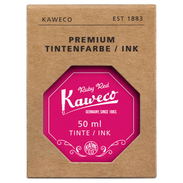 Чернила KAWECO 50мл стекло красный рубиновый - Чернила